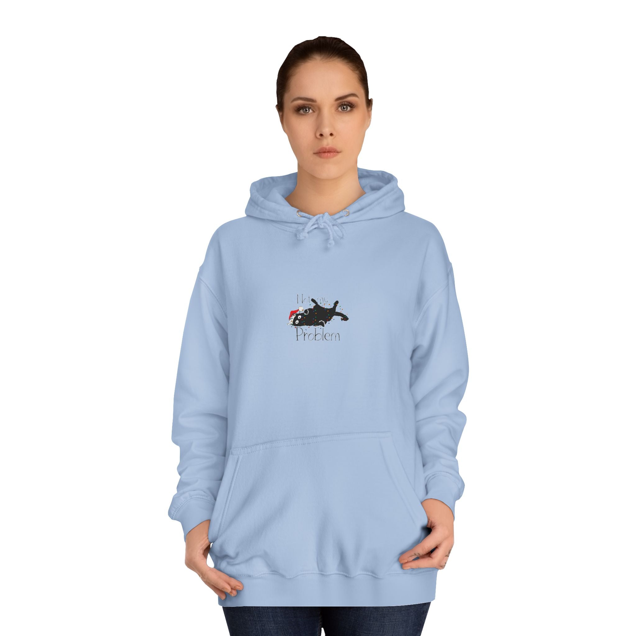 Christmas Cat Unisex Hoodie - Funny Winter Cat Design