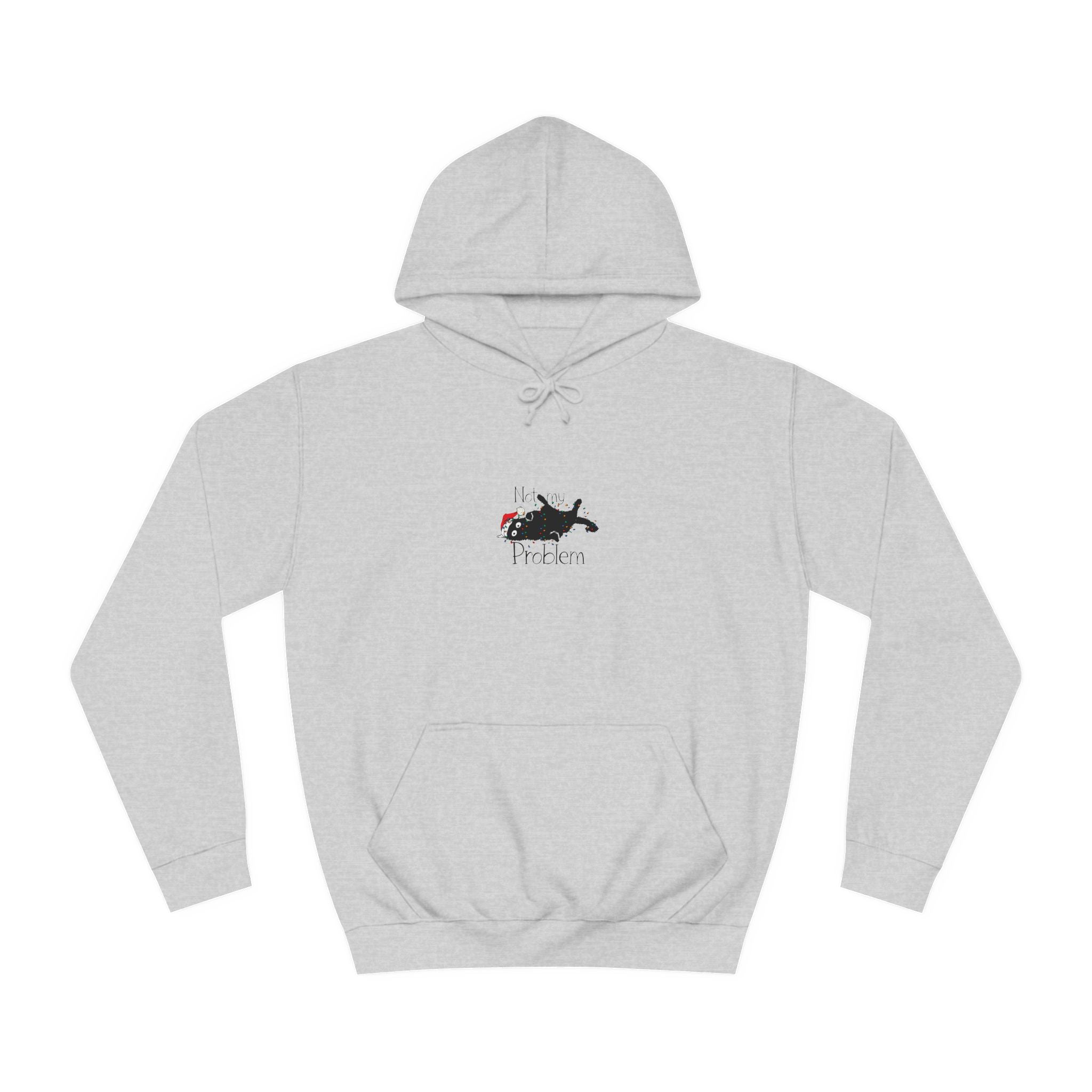 Christmas Cat Unisex Hoodie - Funny Winter Cat Design