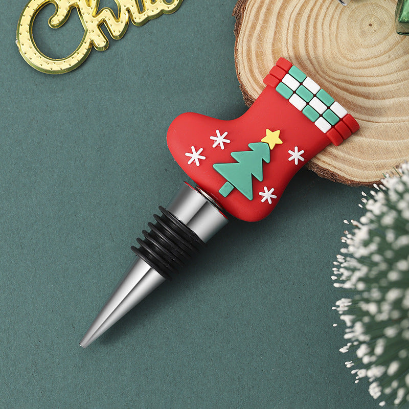 Party Gathering Christmas Tree Sealed Wine Stopper