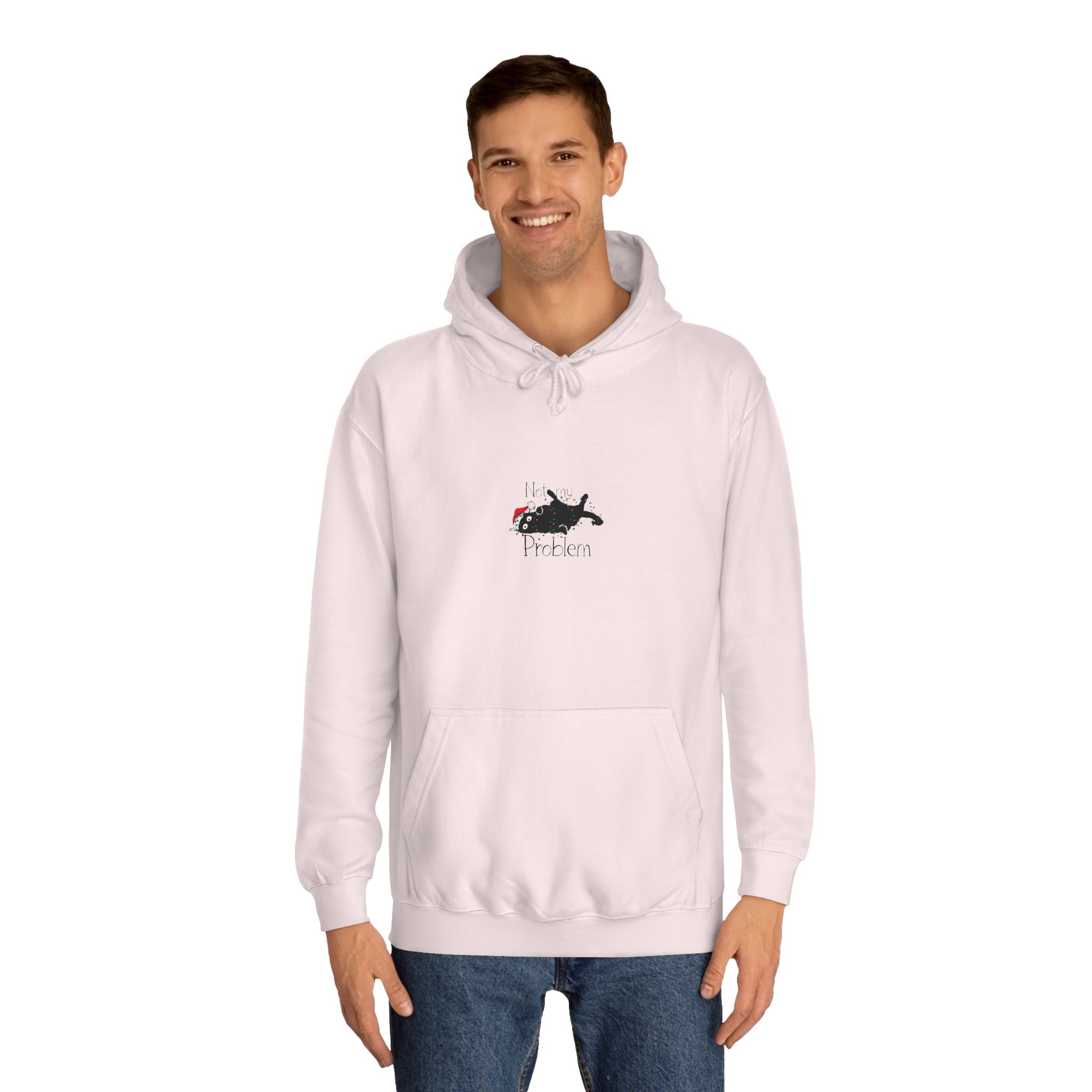 Christmas Cat Unisex Hoodie - Funny Winter Cat Design